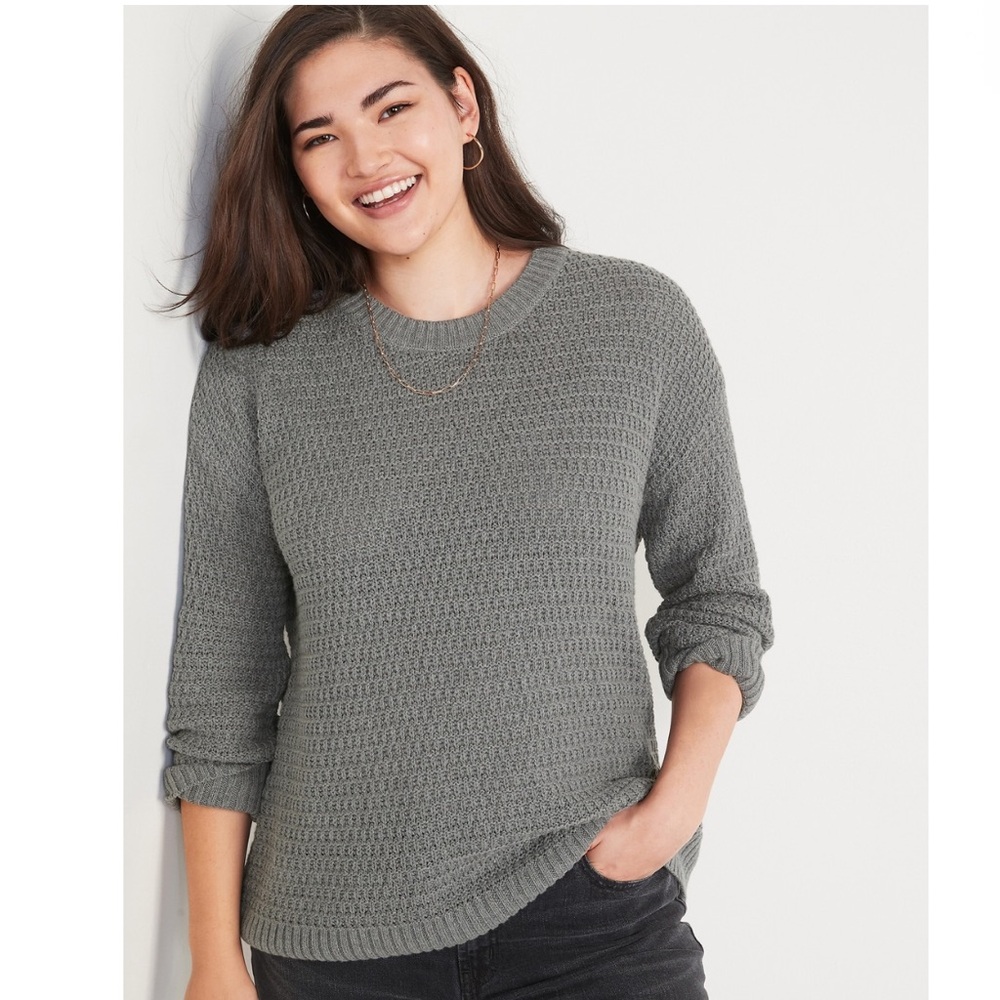 Set of 5: Old Navy Textured Cotton-Blend Tunic Sweater for Women